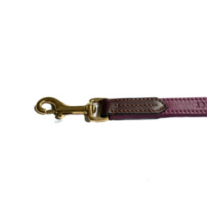 Guinzaglio in pelle viola